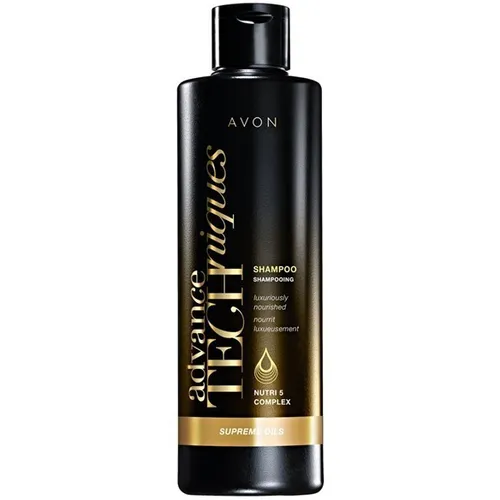 Avon Advance Techniques, Supreme Oils Shampoo Nutri 5 (Luksusowy intensywnie odżywiający szampon do włosów `Odżywienie i połysk` [ Kompleksowa pielęgnacja]) - 2