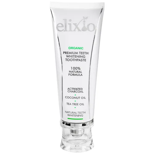 Elixio Organic Premium Teeth Whitening Toothpaste (Wybielająca pasta do zębów na bazie węgla aktywnego)