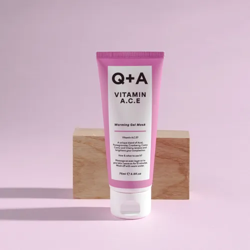 Q+A Vitamin A.C.E. Warming Gel Mask (Rozgrzewająca maska do twarzy z witaminami A, C, E) - 2