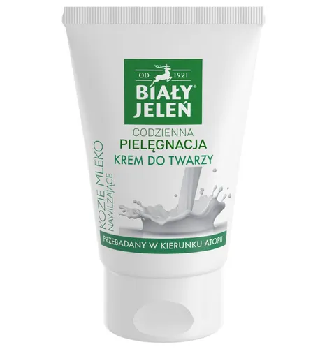 Biały Jeleń Hipoalergiczny nawilżający krem do twarzy `Kozie Mleko` - 1