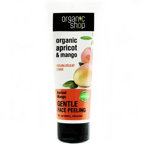 Organic Shop Organic Mango & Apricot, Gentle Face Peeling (Delikatny peeling do twarzy `Mango i morela`) - 1