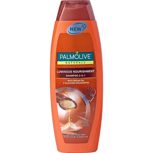 Palmolive Naturals, Luminous Nourishment Shampoo 2 in 1 (Szampon z odżywką 2 w 1 `Olejek arganowy`)