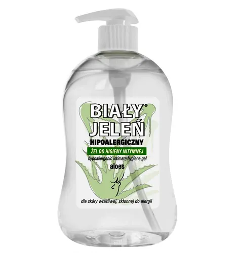 Biały Jeleń Hipoalergiczny żel do higieny intymnej z aloesem - 2