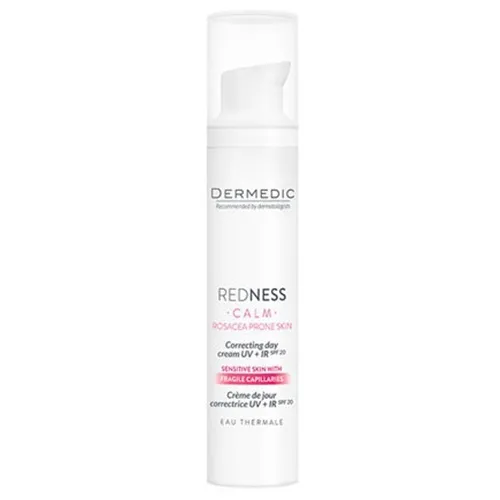 Dermedic Redness Calm, Correcting day cream UV + IR SPF 20 (Korygujący krem na dzień z kompleksem filtrów UV + IR) - 2