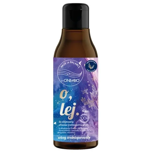 OnlyBio Hair Balance, Olej do olejowania włosów średnioporowatych (różne zapachy) - 2