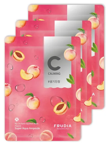 Frudia My Orchard, Squeeze Mask Peach (Rewitalizująco-kojąca maska w płachcie)