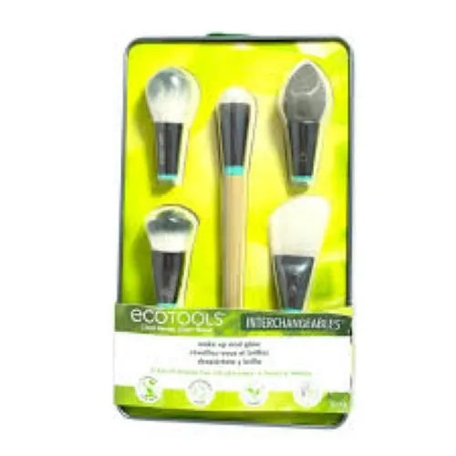 EcoTools Interchangeables Wake Up & Glow 5 Brush Heads (Wielofunkcyjny pędzel z 5 głowicami)