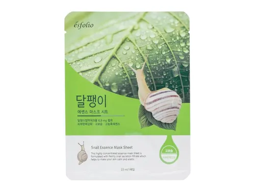 Esfolio Snail Essence Mask Sheet (Nawilżająca maska w płacie z filtratem ze śluzu ślimaka) - 2