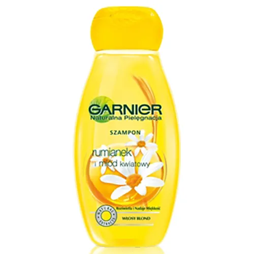 Garnier Ultra Doux, Szampon do włosów blond `Rumianek i miód kwiatowy`