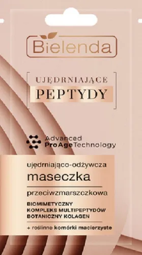 Bielenda Ujędrniające Peptydy, Ujędrniająco-odżywcza maseczka przeciwzmarszczkowa