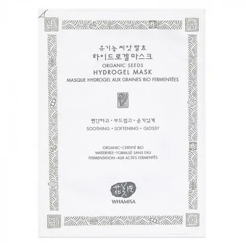 Whamisa Organic Seeds & Rice, Fermented Hydrogel Sheet Mask (Hydrożelowa maska w płacie) - 1