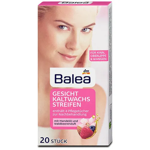 Balea Gesicht Klatwachsstreifen (Plastry do depilacji twarzy na zimno)