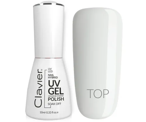 Clavier Luxury, Top Coat UV Gel Polish (Top do lakierów hybrydowych)