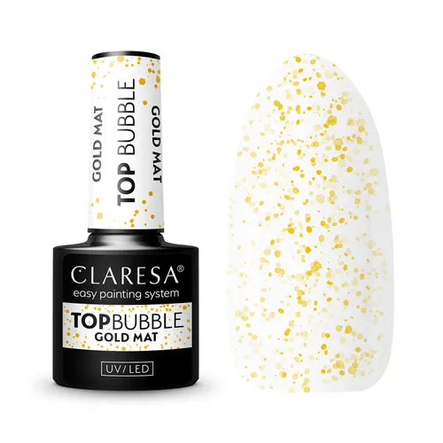 Claresa Top Bubble (Matowy top z drobinkami) - 2