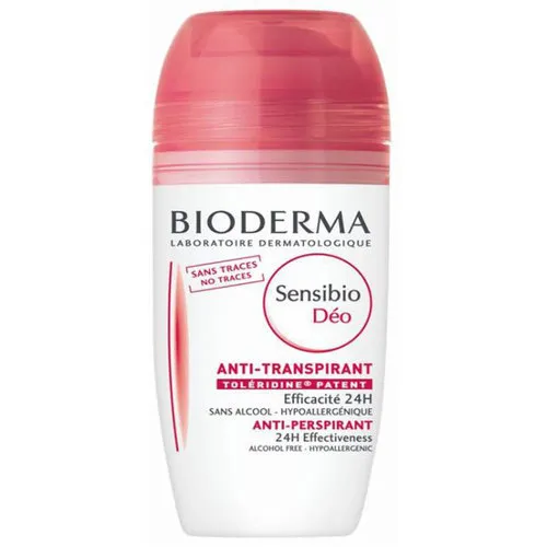 Bioderma Sensibio, Deo Anti - Transpirant (Delikatny antyperspirant do skóry wrażliwej w kulce)