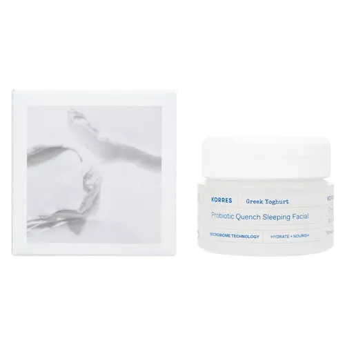 Korres Greek Yoghurt Probiotic Quench Sleeping Facial (Krem na noc z probiotykami)