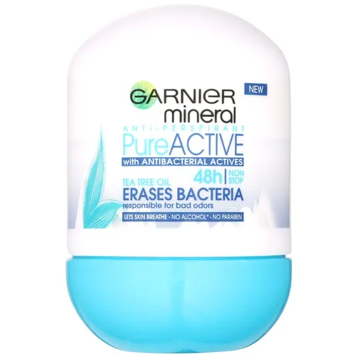 Garnier Mineral. Pure Active, Anti-perspirant Roll-on 48h (Antyperspirant w kulce)