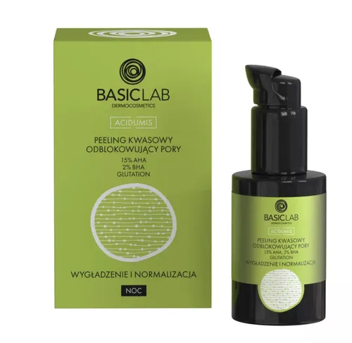 BasicLab Dermocosmetics Acidumis, Peeling kwasowy odblokowujący pory