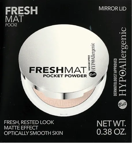 Bell HYPOAllergenic, Fresh Mat Pocket Powder (Hypoalergiczny puder matujący) - 2