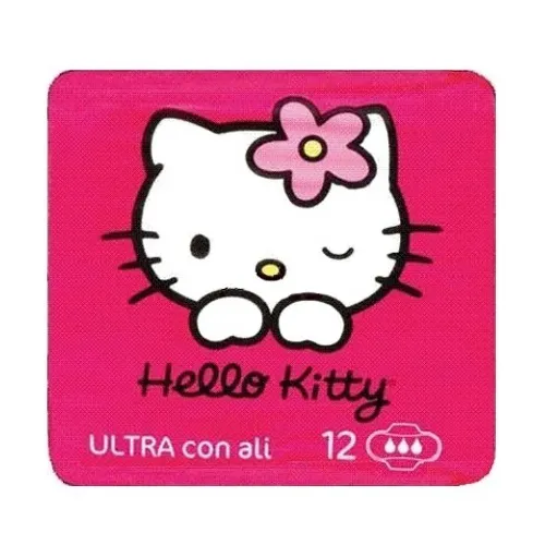 Parmon SpA Hello Kitty, Ultra Normal Con Ali (Podpaski higieniczne ze skrzydełkami)