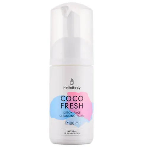 HelloBody Coco Fresh, Detox Face Cleansing  Foam (Kokosowa oczyszczająca pianka do twarzy) - 2