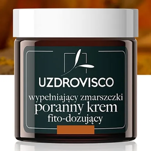 Uzdrovisco Kurkuma, Wypełniający zmarszczki krem poranny fito-dozujący