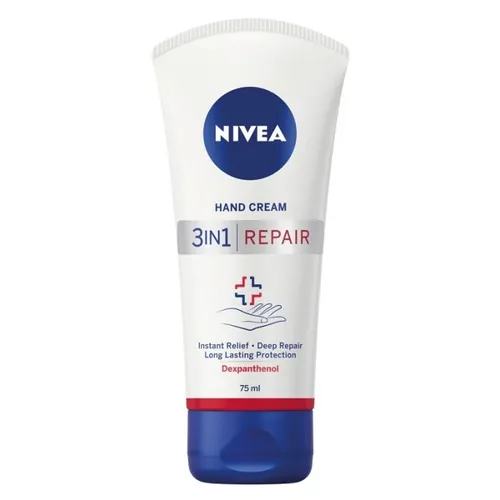 Nivea Hand Cream 3 in 1 Repair Care (Regenerujący krem do rąk 3 w 1)