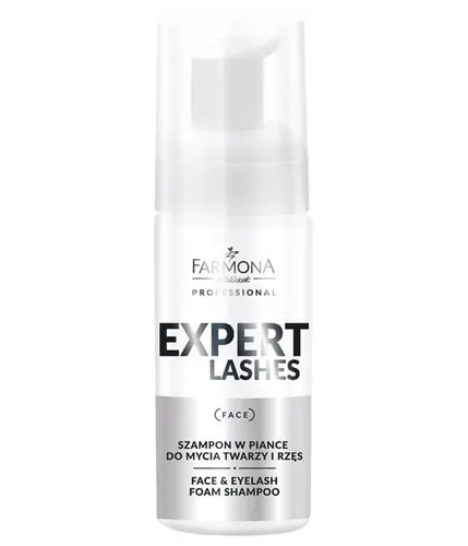 Farmona System Professional Expert Lashes, Face & Eyelash Foam Shampoo (Szampon w piance do mycia twarzy i rzęs)