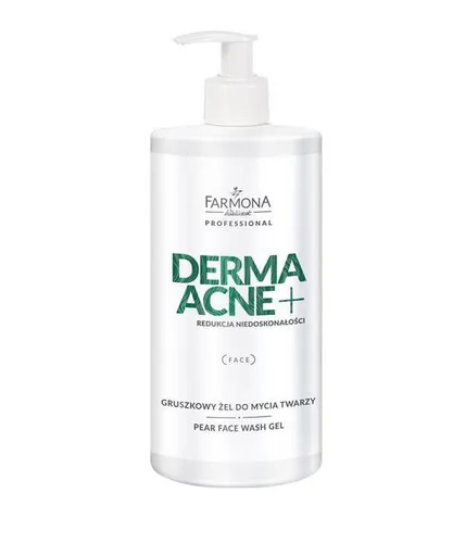 Farmona System Professional Dermaacne +, Pear Face Wash Gel (Gruszkowy żel do mycia twarzy `Redukcja niedoskonałości`)