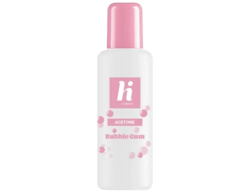 hi hybrid Bubble Gum Acetone (Zmywacz do lakieru hybrydowego)