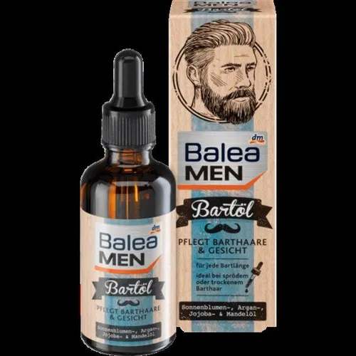 Balea Men,  Bartöl Pflegt Barthaare & Gesicht (Olejek do pielęgnacji brody) - 2