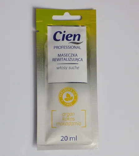 Cien Professional, Maseczka rewitalizująca do włosów suchych `Argan, kokos & makadamia` - 2