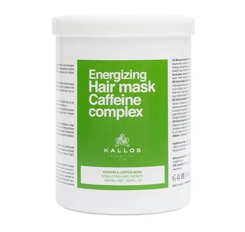 Kallos Keratine & Caffeine, Stimulation Hair Growth, Energizing Mask (Maska stymulująca porost włosów)