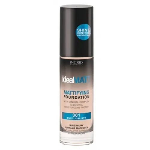 Ingrid Cosmetics IdealMatt, Mineralny podkład matujący - 2