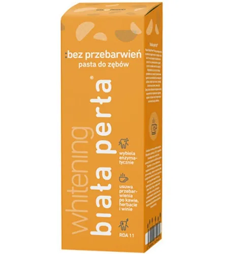 Biała Perła Whitening, Pasta do zębów `Bez przebarwień`