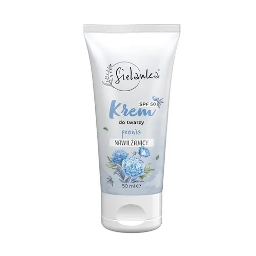 Sielanka Peonia, Nawilżający krem  SPF50