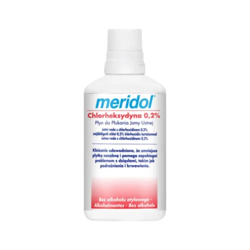 Meridol Płyn do płukania jamy ustnej  Chlorheksydyna 0,2%