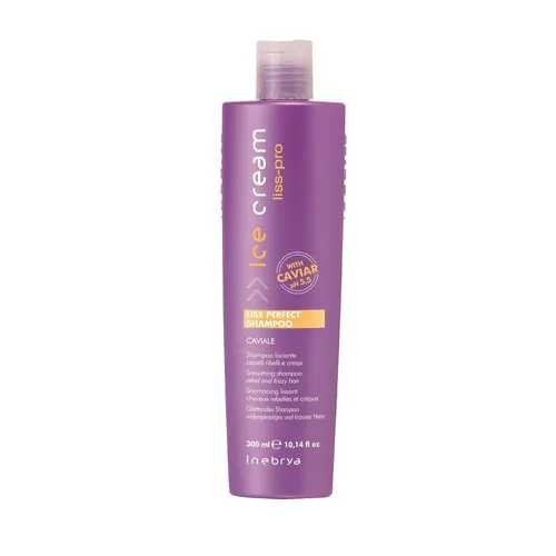 Inebrya Ice Cream Liss-Pro, Liss Perfect Shampoo (Szampon nawilżający do włosów niesfornych i puszących się) - 2