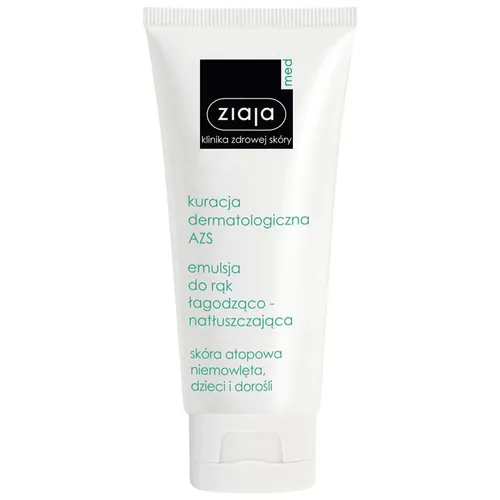Ziaja Med, Kuracja dermatologiczna AZS, Emulsja do rąk łagodząco - natłuszczająca - 2