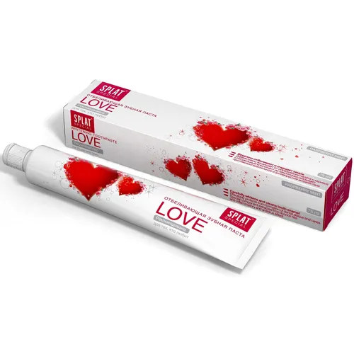 Splat Love, Malinowa pasta wybielająca do zębów z lukrecją
