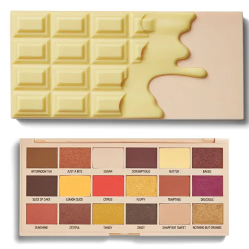 I Heart Revolution Lemon Drizzle Chocolate Shadow Palette (Paleta 18 cieni do powiek)