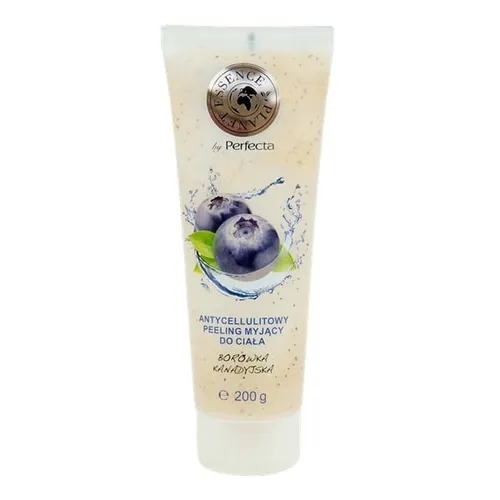 Perfecta Planet Essence, Peeling antycellulitowy myjący do ciała drobnoziarnisty `Borówka Kanadyjska`