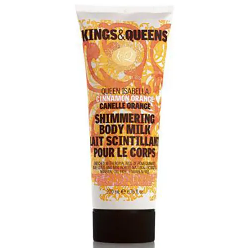 Korres Kings & Queens, Queen Isabella, Cinnamon Orange Shimmering Body Milk (Połyskujące mleczko do ciała `Cynamon i pomarańcza`)