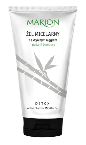 Marion Detox, Active Charcoal Micellar Gel (Żel micelarny z aktywnym węglem i pędami bambusa)