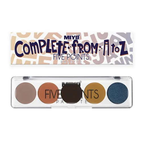 MIYO Five Points Palette (Paleta cieni do powiek) - 1