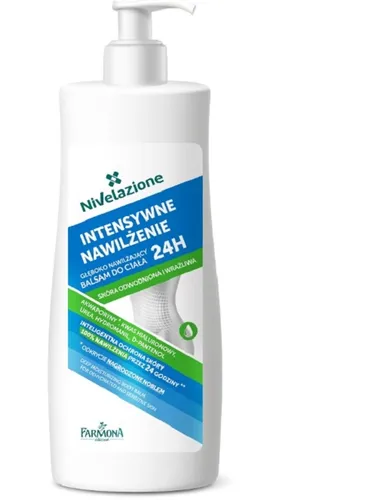 Nivelazione Intensywne Nawilżenie, głęboko nawilżający balsam do ciała 24H (balsam do skóry odwodnionej i  wrażliwej)