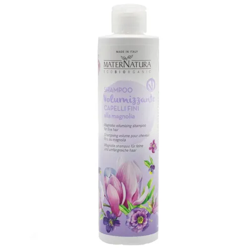 MaterNatura Shampoo Volumizzante Capelli Fini alla Magnolia (Szampon zwiększający objętość z magnolią)