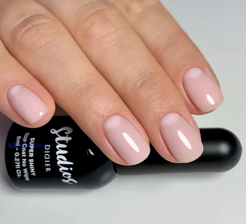Didier Lab Top Coat No Wipe Super Shiny (Top bez przemywania z drobinami)