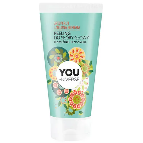 You-Niverse Peeling do skóry głowy `Odświeżenie i oczyszczenie - grejpfut i zielona herbata`