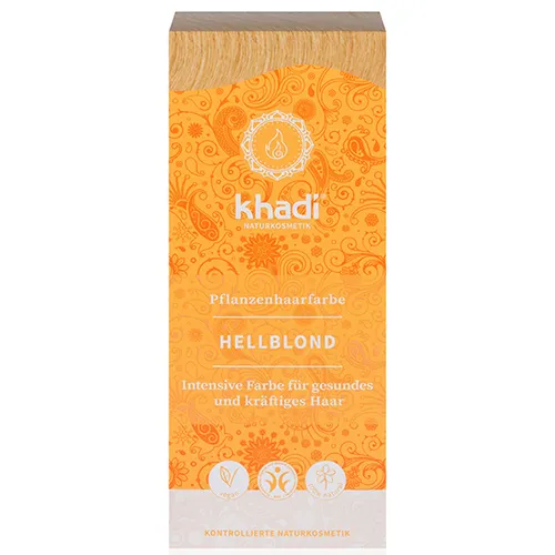 Khadi Herbal Hair Colour, Light Blond (Ziołowa farba do koloryzacji włosów `Jasny blond`) - 1